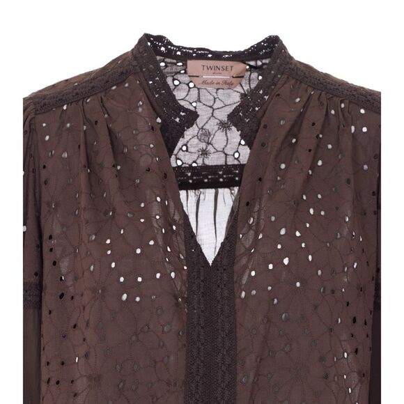 Twinset Women Embroidered Shirt - Picture 4 of 4